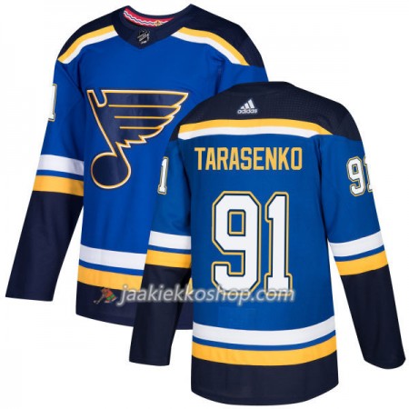 Miehille NHL St. Louis Blues Pelipaita Vladimir Tarasenko 91 Adidas 2017-2018 Sininen Authentic